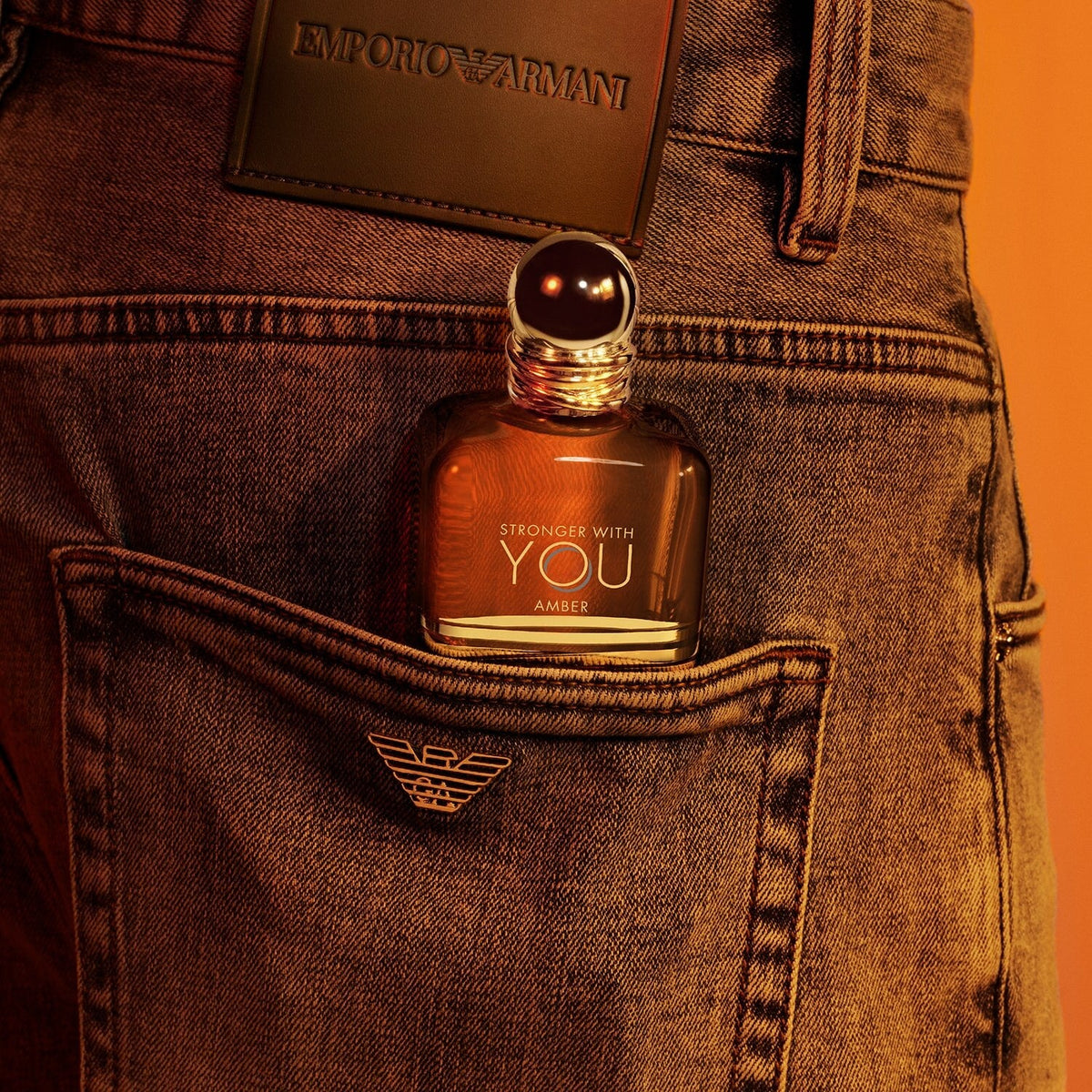 Emporio Armani Stronger With You Amber Eau de Parfum with Lavender, Amber Accord and Vanilla Bourbon
