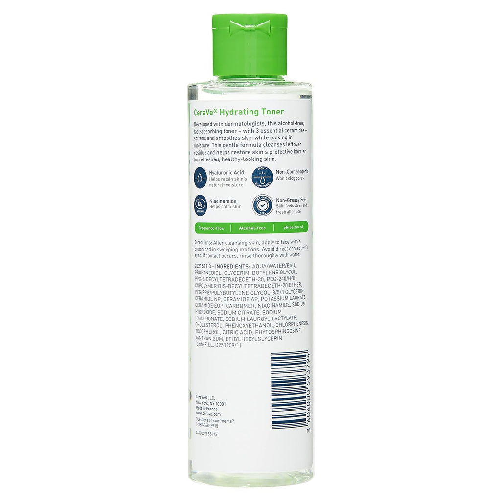CeraVe Hydrating Toner – Non-Alcoholic (6.8 fl oz)