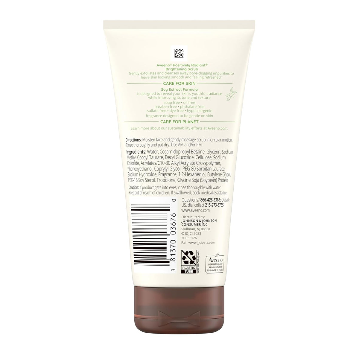 Aveeno Positively Radiant Exfoliating Daily Facial Scrub – 5 oz