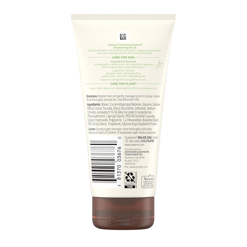 Aveeno Positively Radiant Exfoliating Daily Facial Scrub – 5 oz