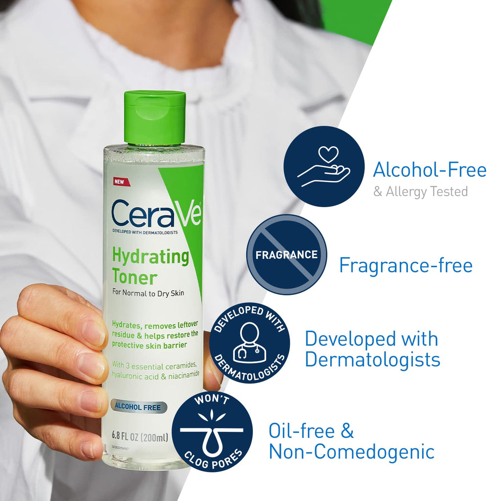 CeraVe Hydrating Toner – Non-Alcoholic (6.8 fl oz)