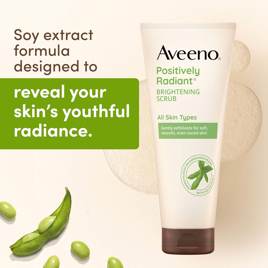 Aveeno Positively Radiant Exfoliating Daily Facial Scrub – 5 oz