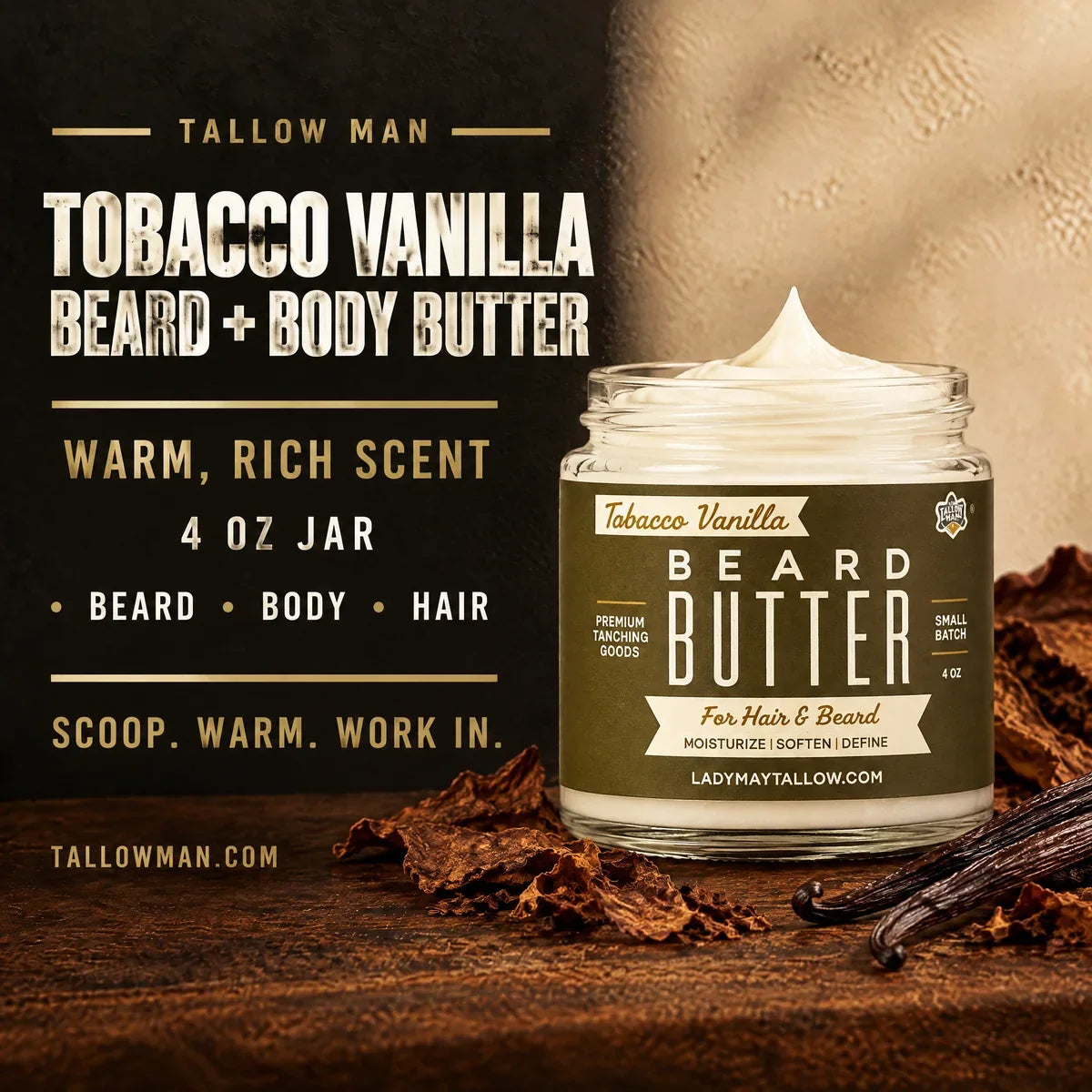 Beard + Body Butter Trio