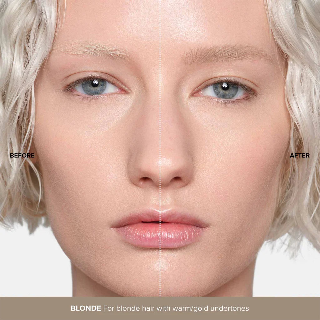 Volumizing Tinted Brow Gel: Lightweight, mousse-like, tinted brow gel for natural volume and color.